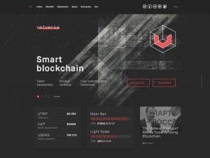 Universa website preview