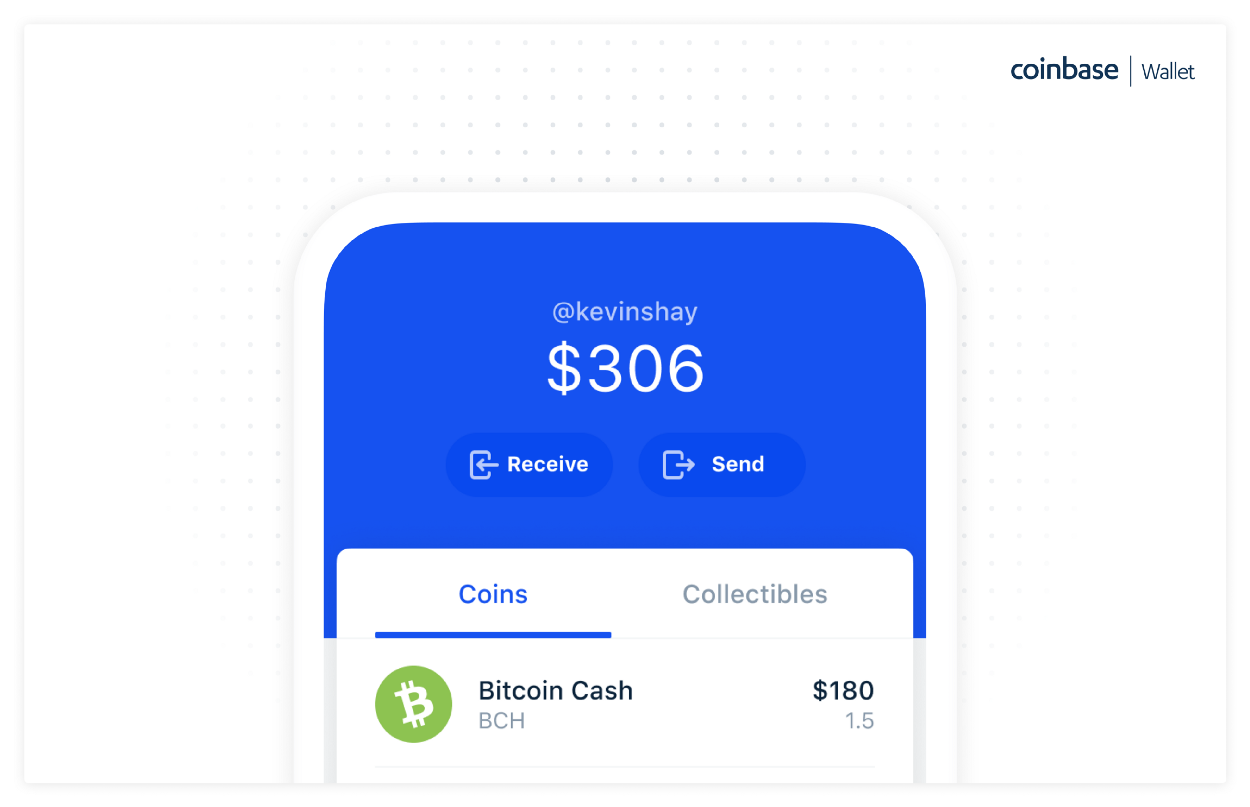 Bitcoin Cash (BCH) op de Coinbase Wallet