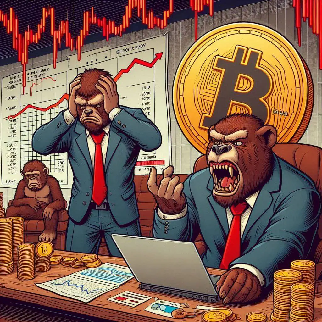 Bitcoin investeerders lijden onder toenemend bearish sentiment