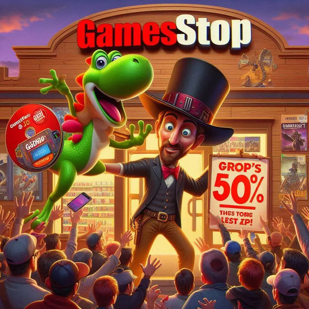 GameStop prijs daalt 50% in een week tijd en gaat verder dalen