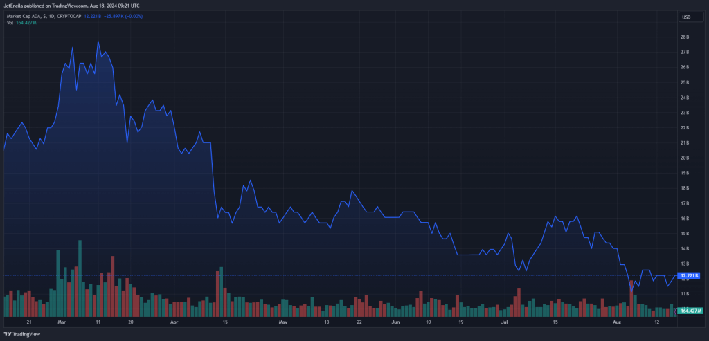 coinmarket cap cardano augustus2024