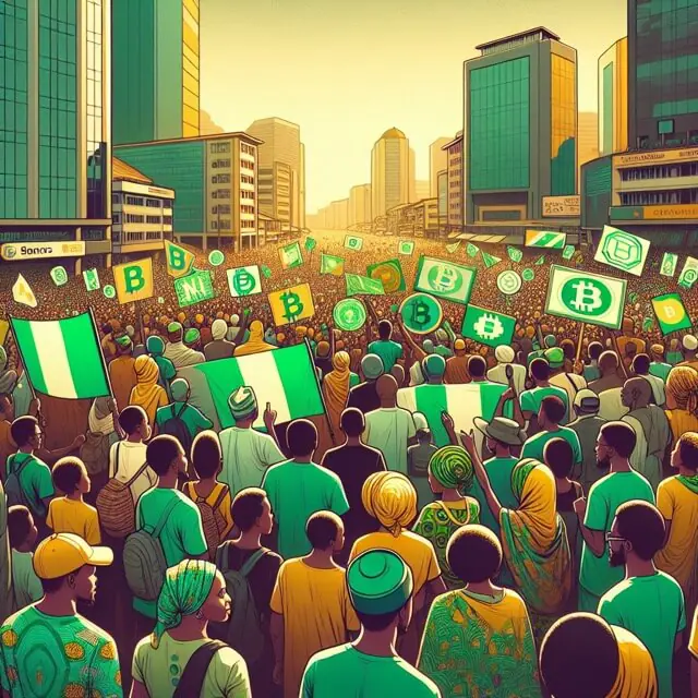 Nigeriaanse crypto gemeenschap steunt activisten