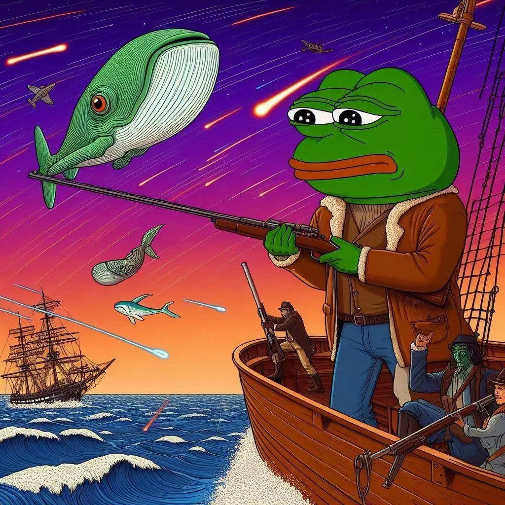 PEPE richt zich op een uitbraak na whale activiteit