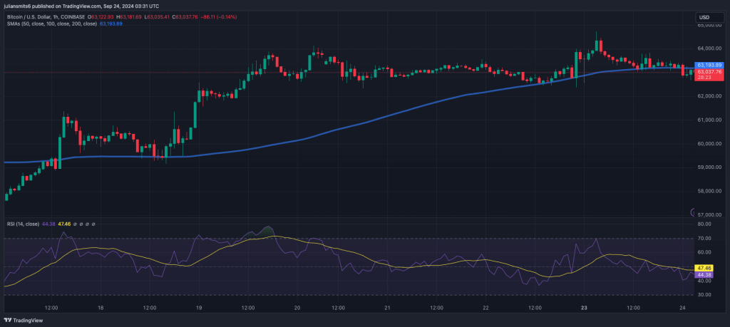 bitcoin koersgrafiek september2024