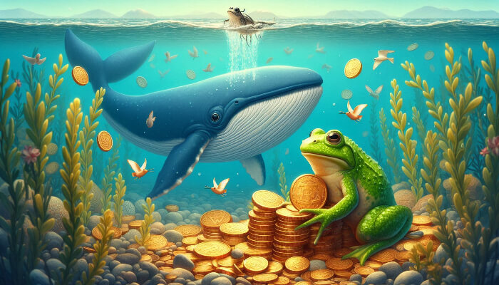 Whale koopt miljarden PEPE tokens: analist verwacht prijsstijging