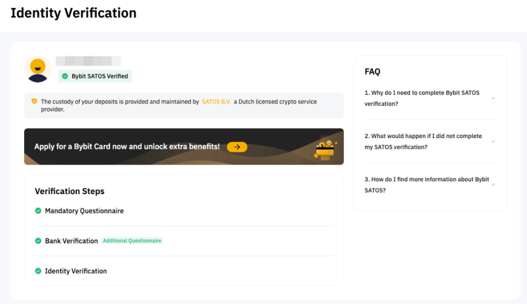 bybit identiteitsverificatie