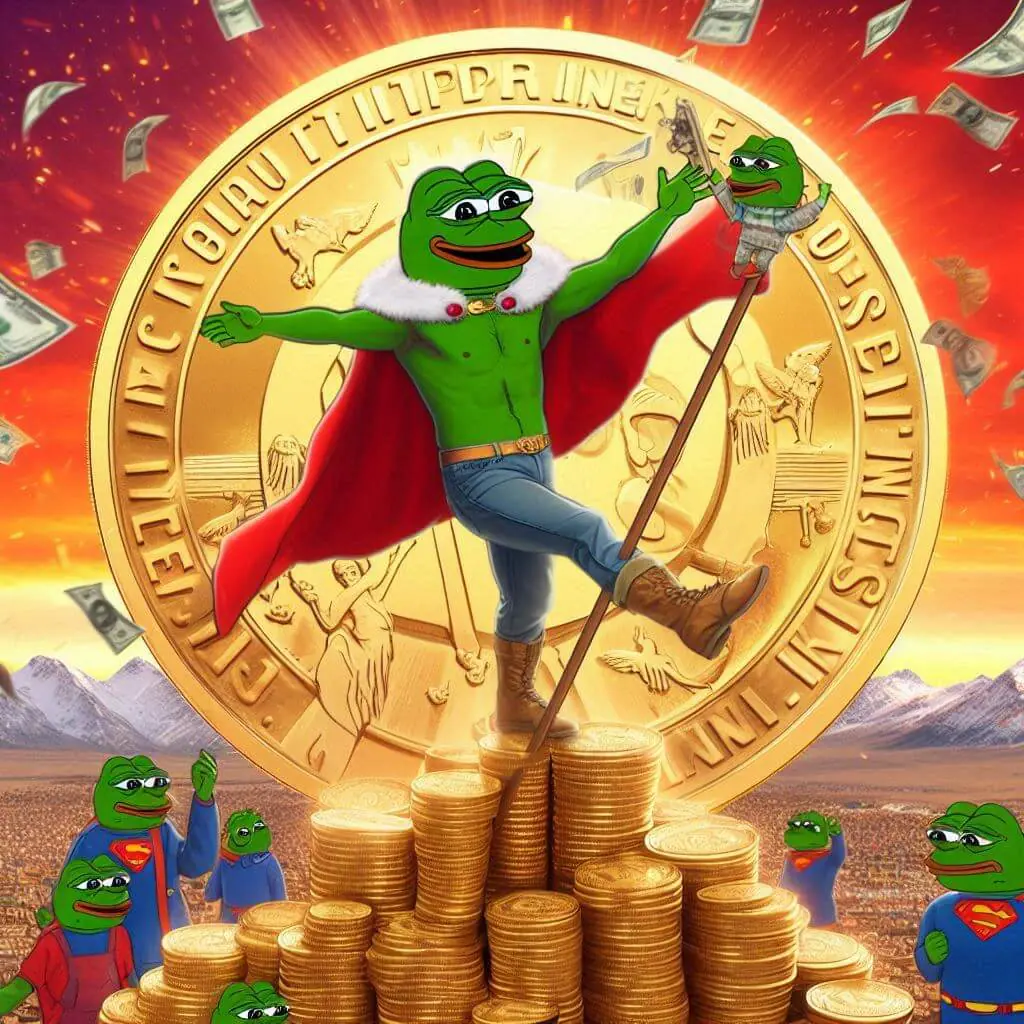 Pepe stijgt als de grootste memecoin winnaar