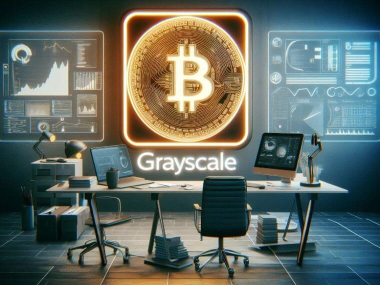 Grayscale lanceert Bitcoin ETF-opties in navolging succes BlackRock logo