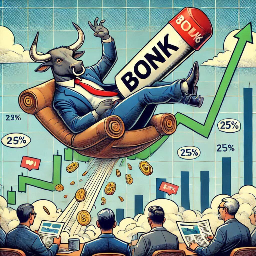 BONK bullish patroon wijst op een rally van 250%