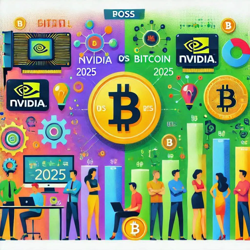 Nvidia vs. Bitcoin: Wat kun je beter kopen in 2025?