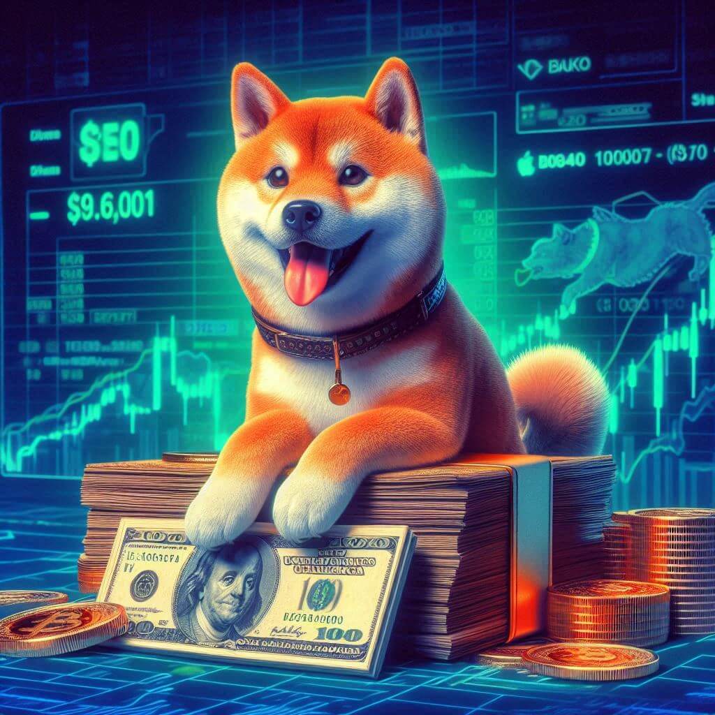 Shiba Inu wallet winsten op laagste punt in 3 maanden