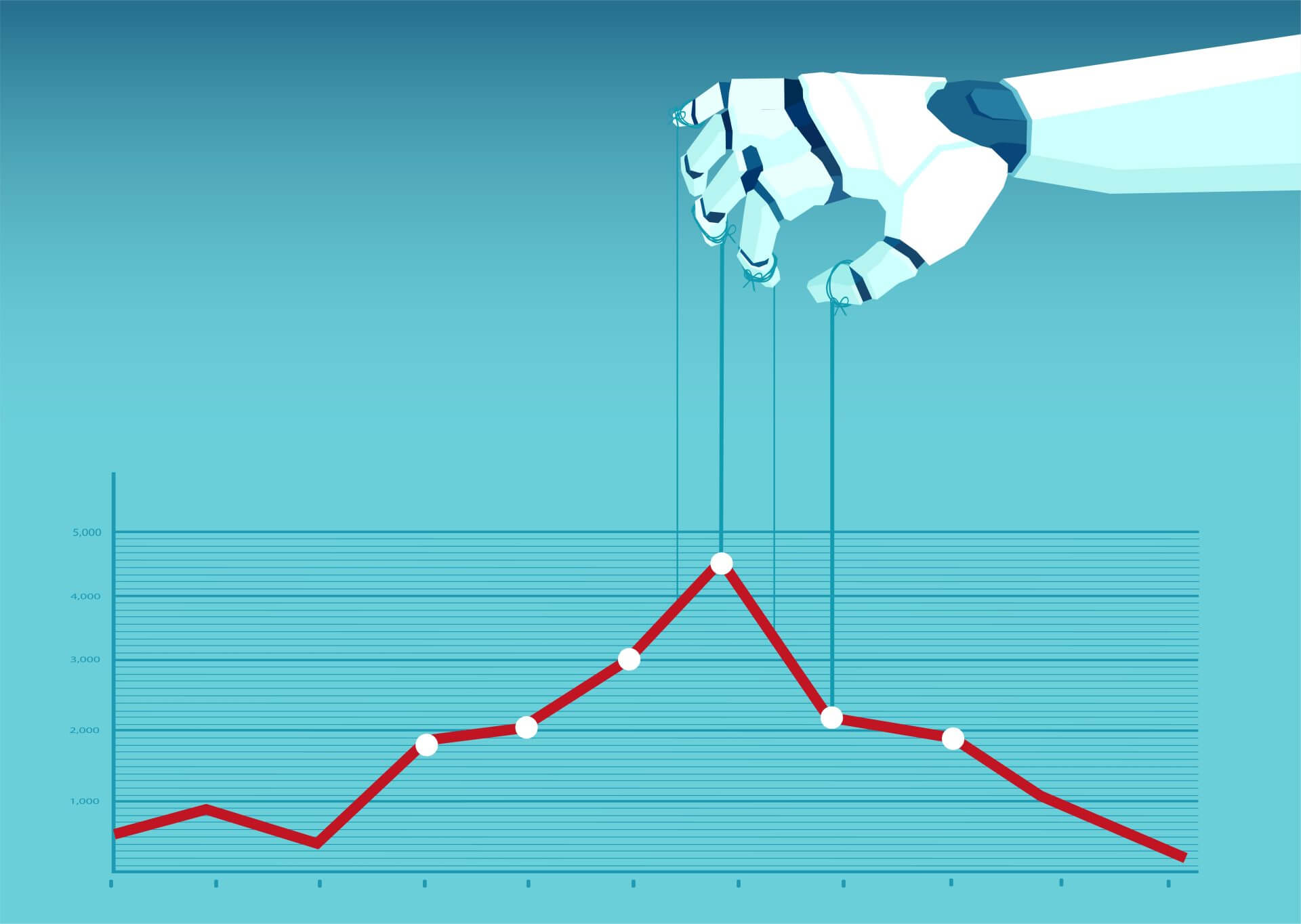 AI Agents tokens blijven dalen: marktwaarde zakt onder 5 miljard