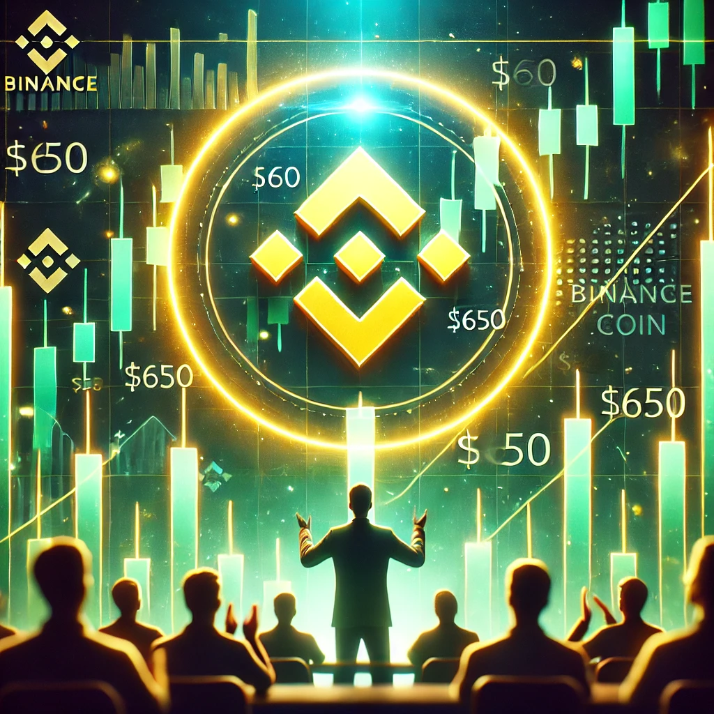 Binance Coin richt zich op $650 wat een belangrijk niveau is