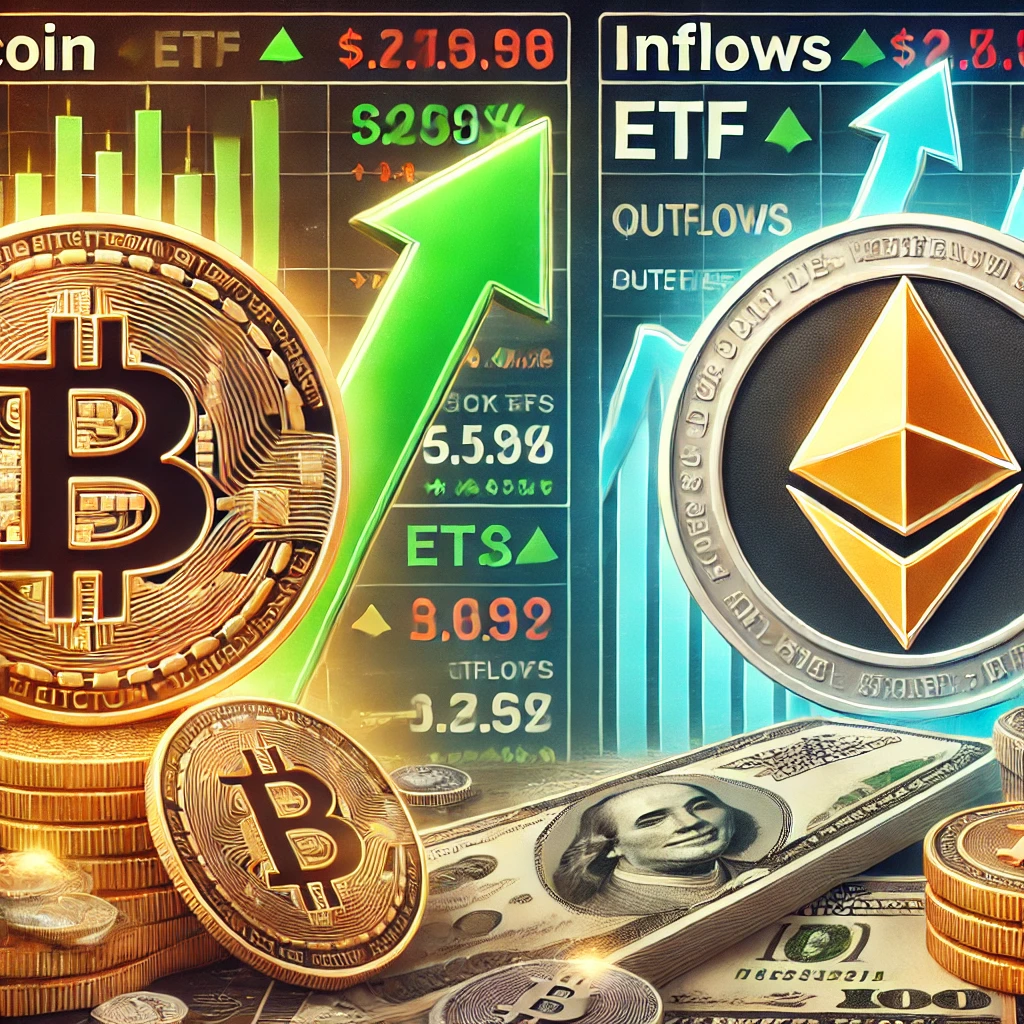 Bitcoin ETF’s zien instroom, Ethereum verliest alweer miljoenen