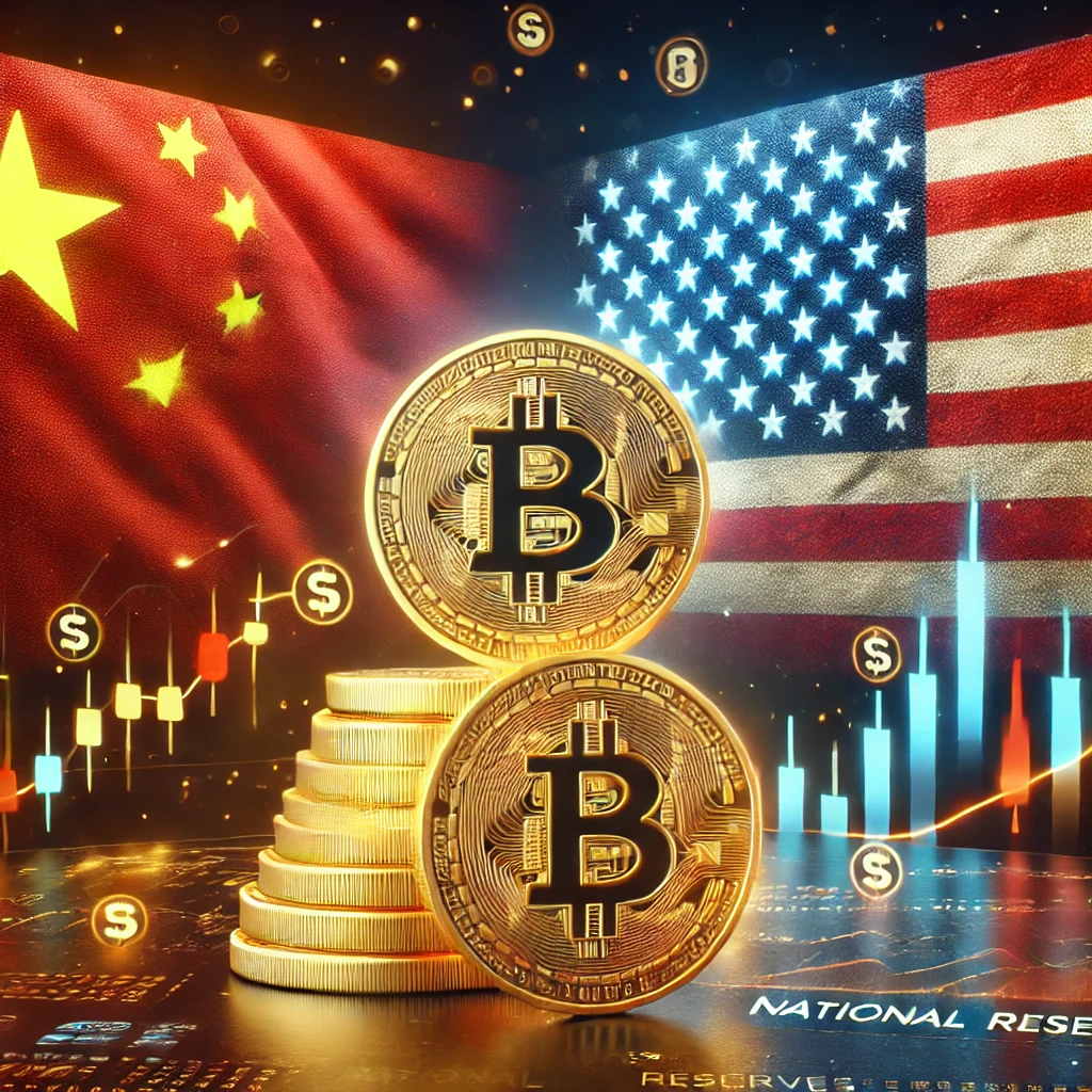 China en de VS strijden om de grootste Bitcoin holdings